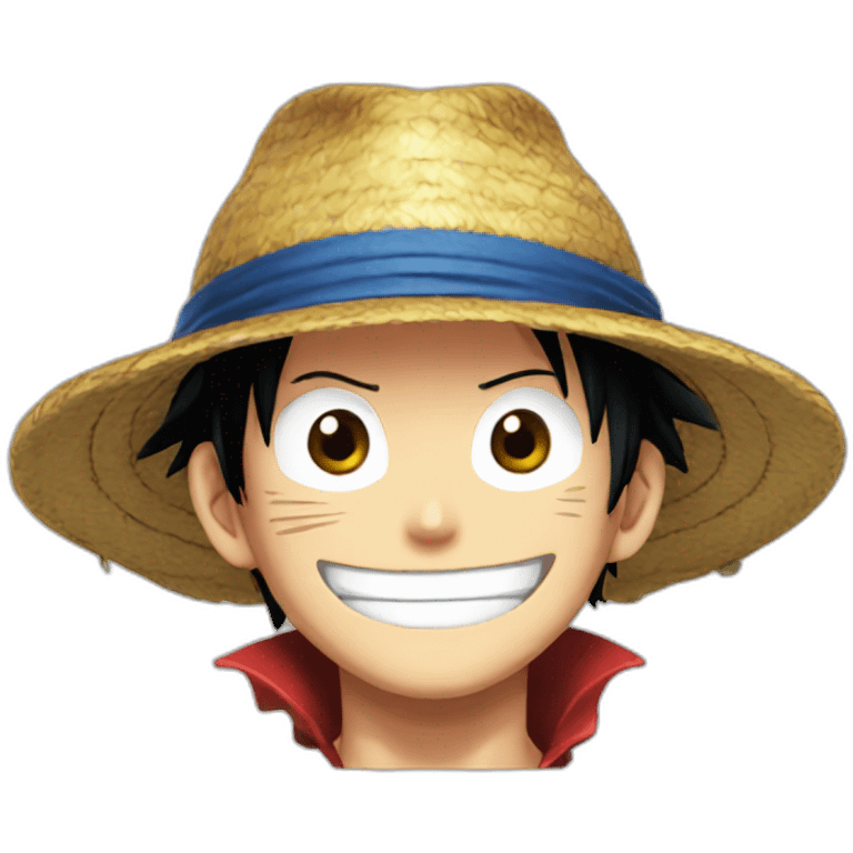 Luffy strawhat emoji