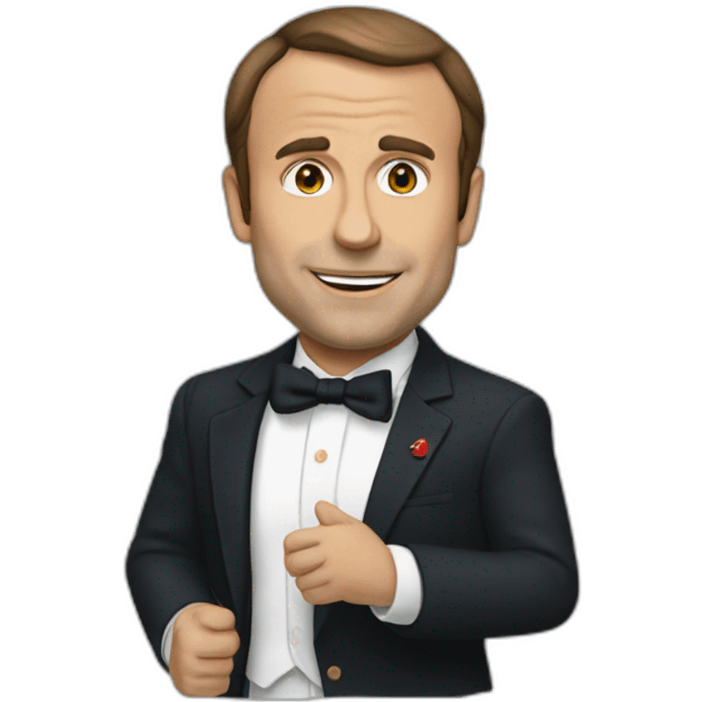 macron manifestation emoji