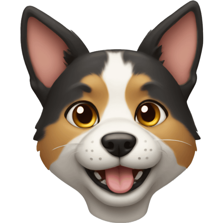 cat dog head emoji