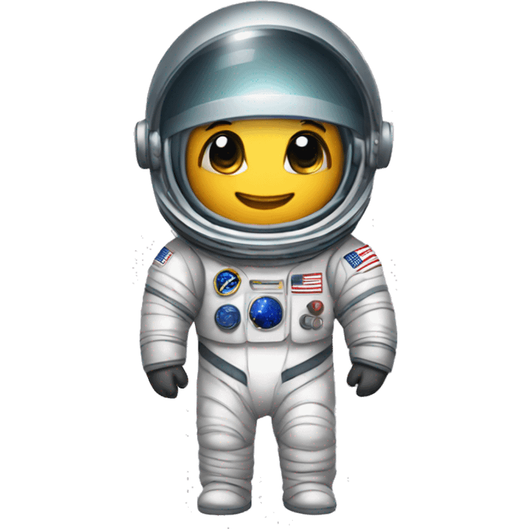 Serpientes con un traje de astronautas  emoji