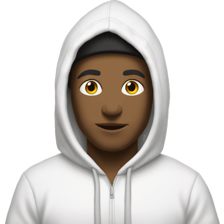 Stamford white and black with hoddie emoji