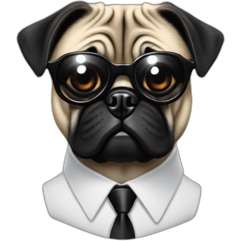 men in black frank the pug emoji