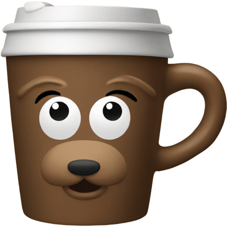 Moose coffee cup  emoji