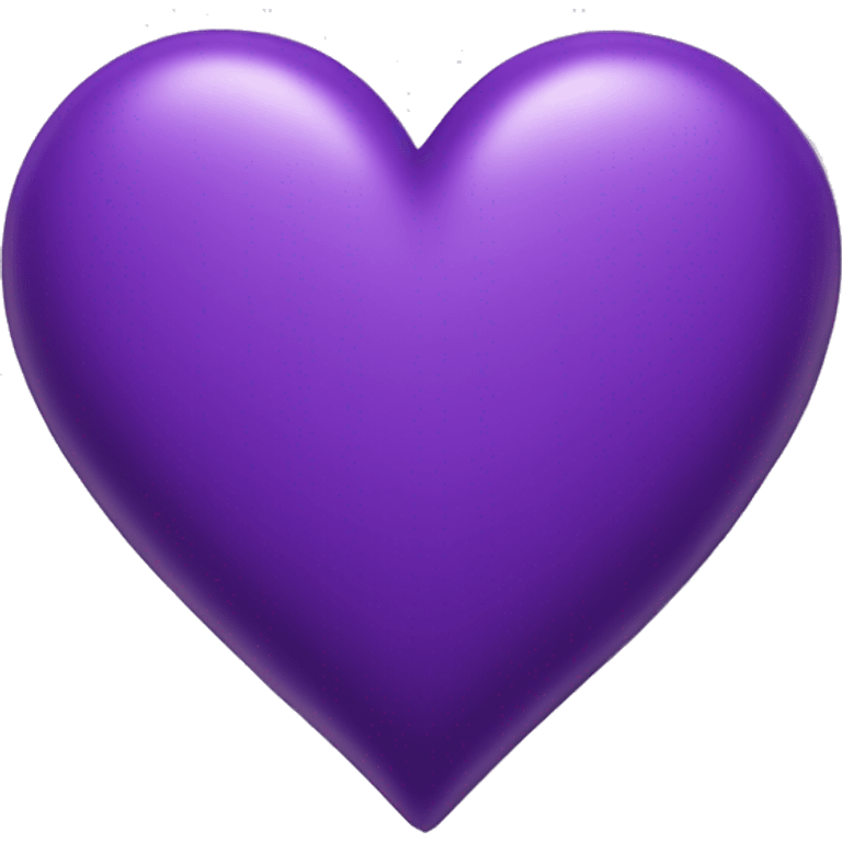 purple heart emoji