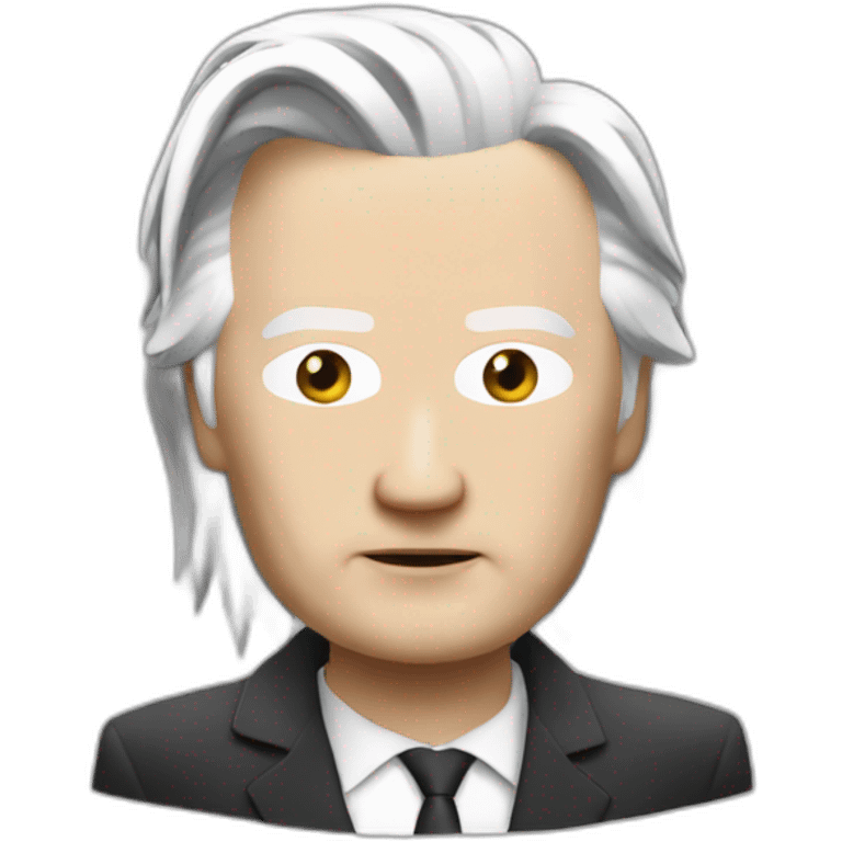 Julian Assange coding wikileaks emoji