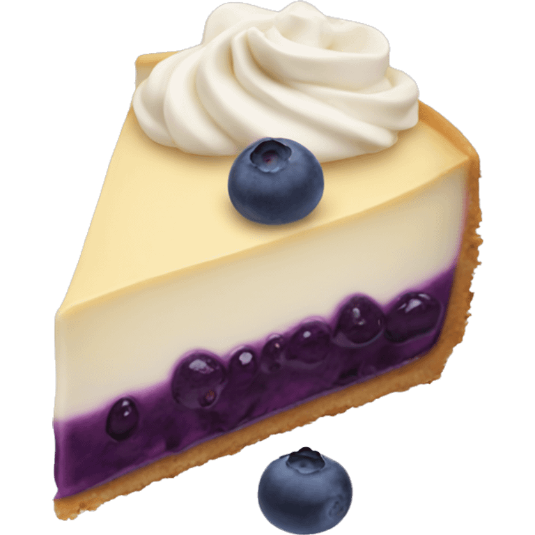 Blueberry Cheesecake  emoji