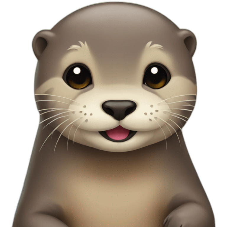 otter rainbow emoji