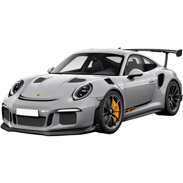 Porsche GT3RS - Porsche (Model Year: 2021) (Iconic colour: Grey and Black) emoji