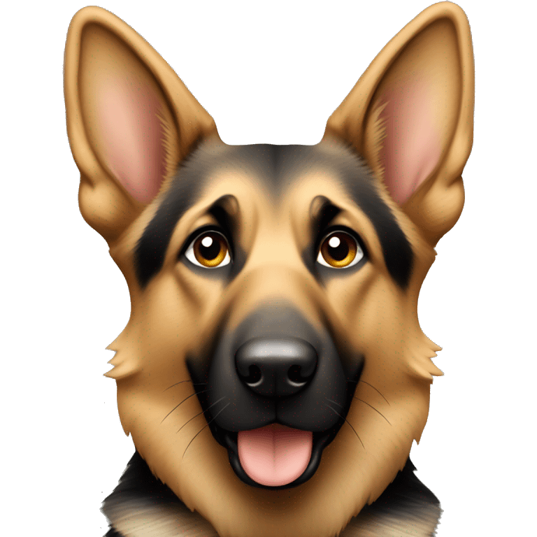 German shepherd light brown  emoji