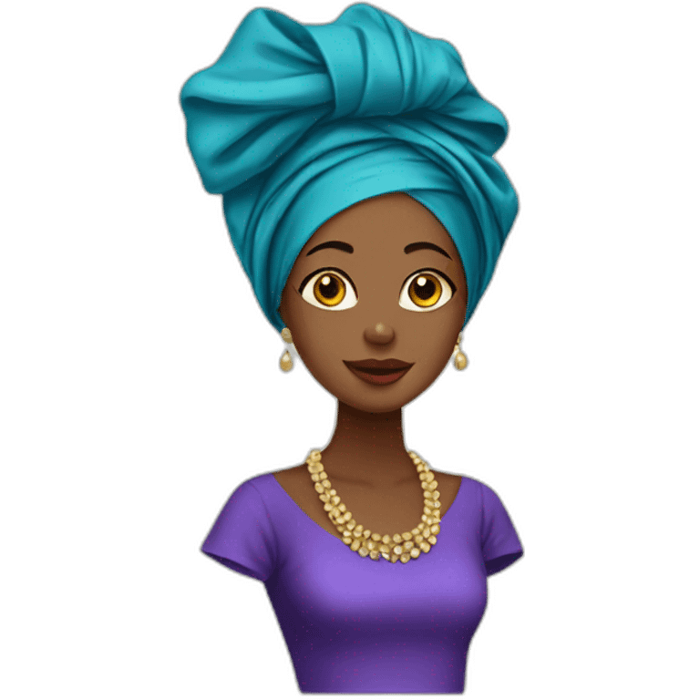 Nigerian Gele emoji