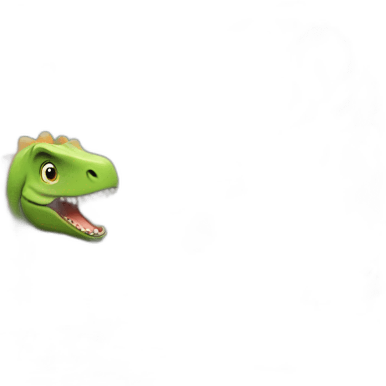 Dinosaur party emoji