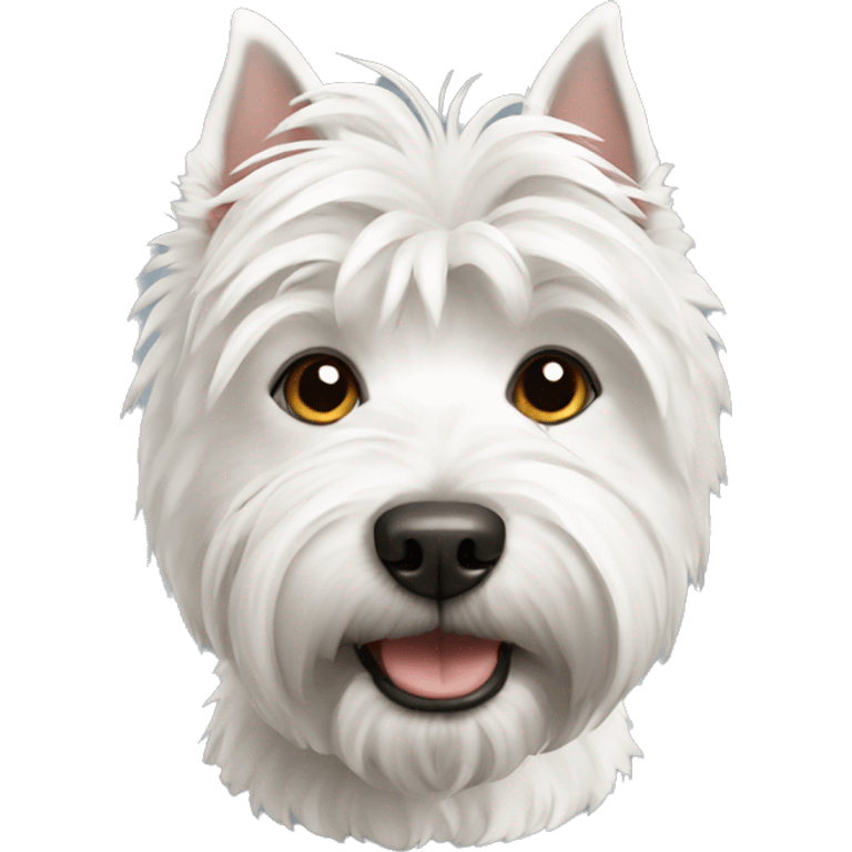 West highland Terrier dog emoji emoji