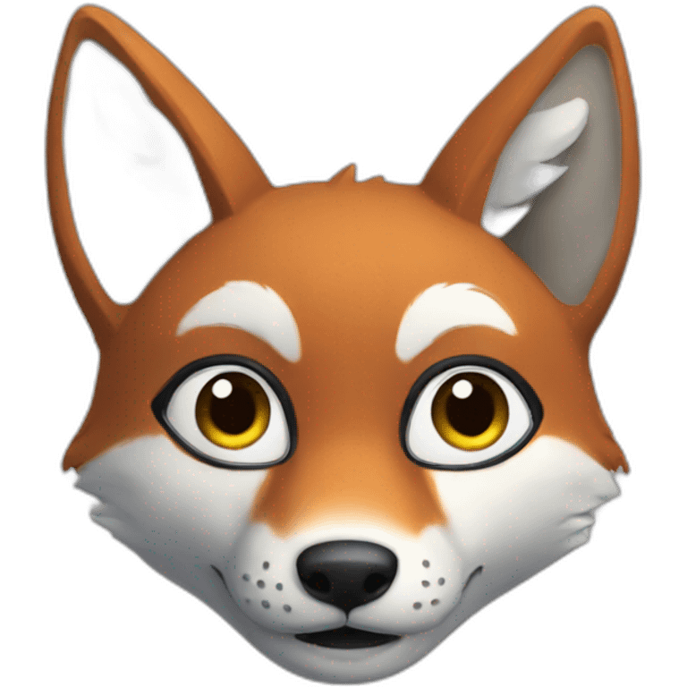 Renard bleu emoji