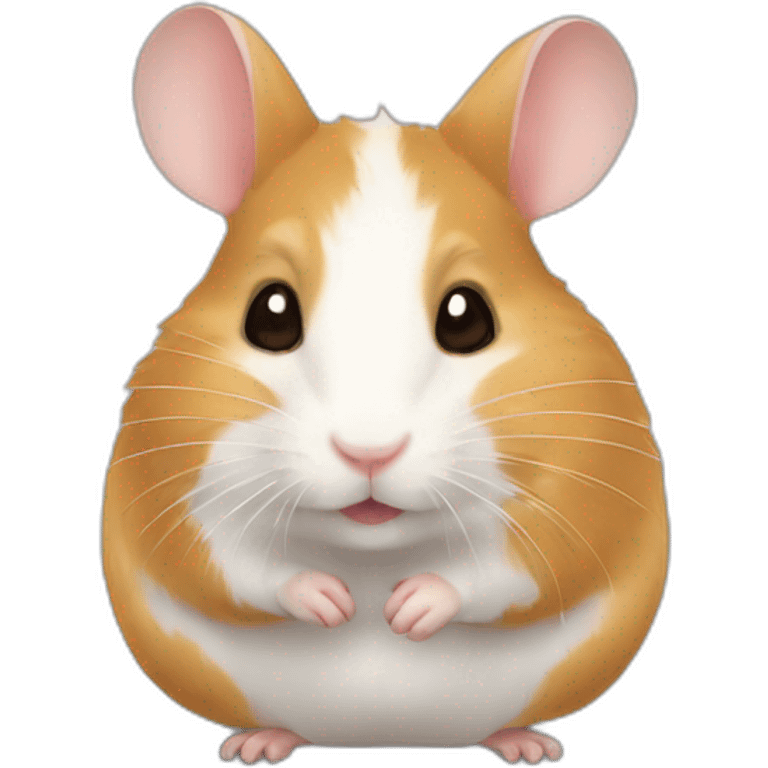 Hamster qui est sur un lapin emoji