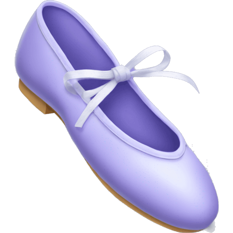 Periwinkle ballet shoes emoji