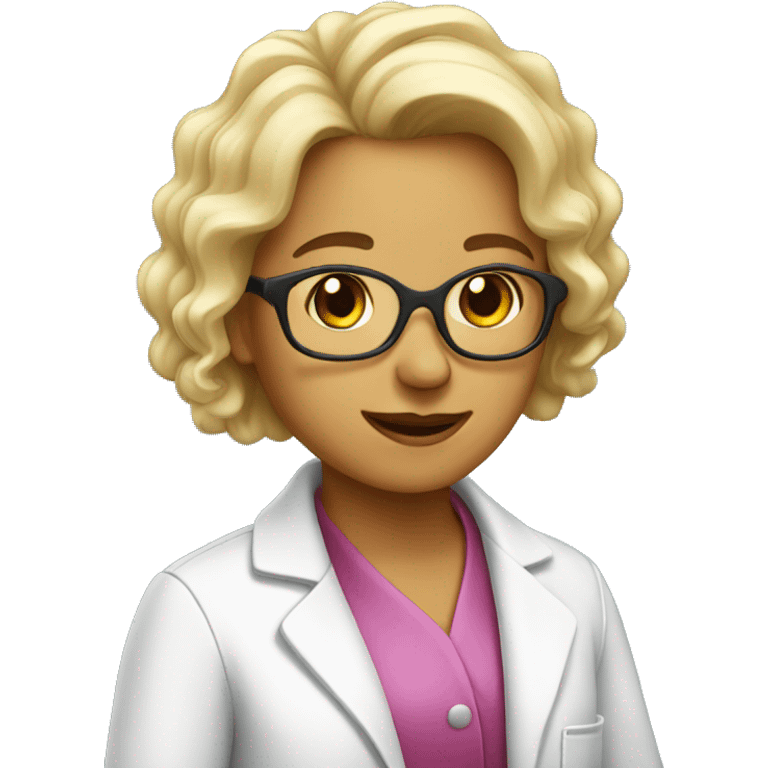 Girly scientist emoji