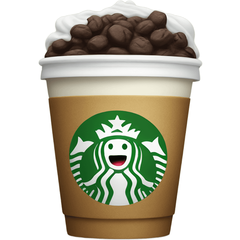 Starbucks monster emoji