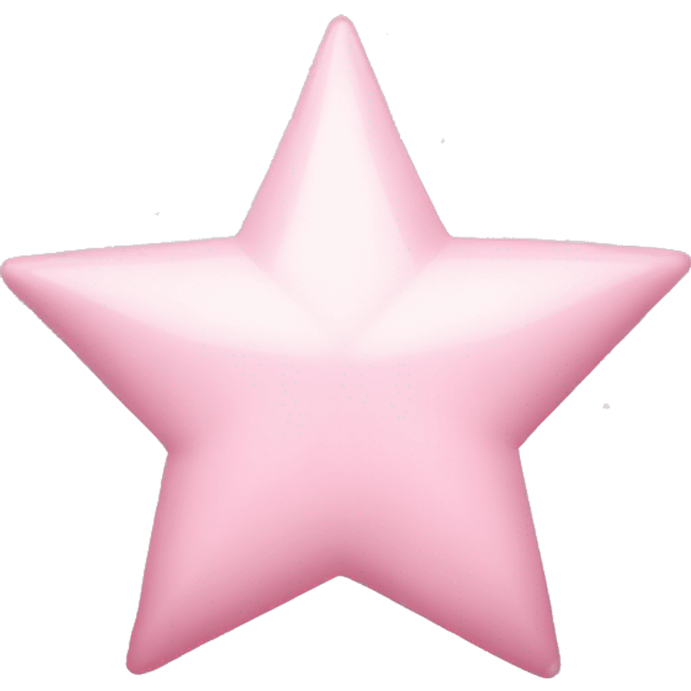 pale pink star sparkle emoji