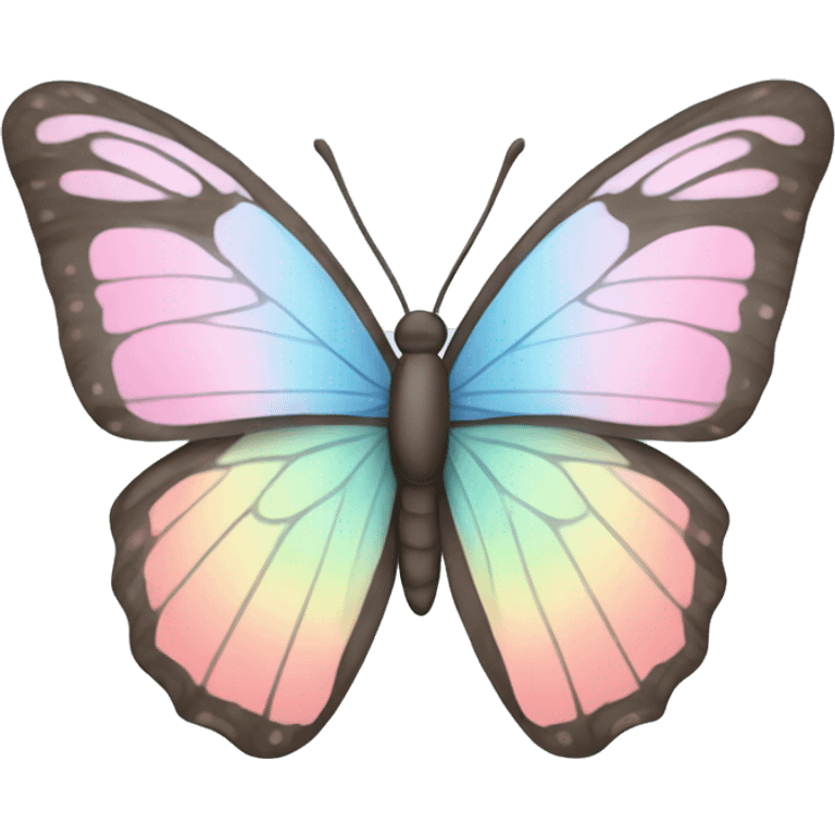 Pastel butterfly emoji