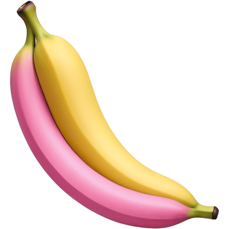 Toy banana silicon pink emoji