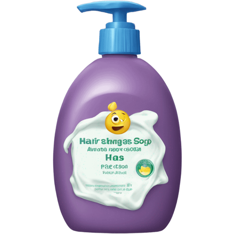 hair washing soap emoji