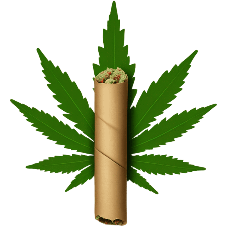 Weed joint emoji