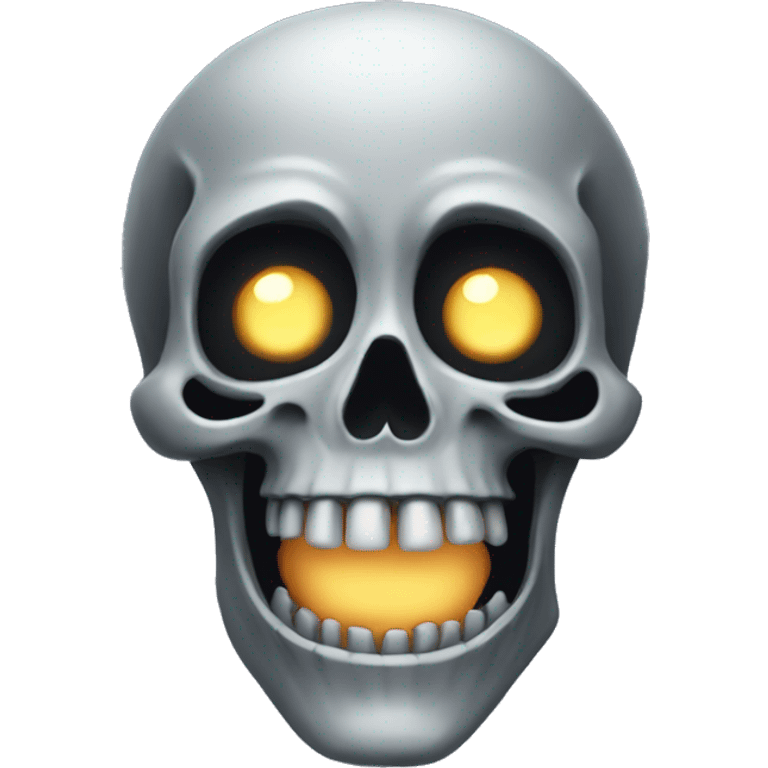 spooky scary skeleton emoji