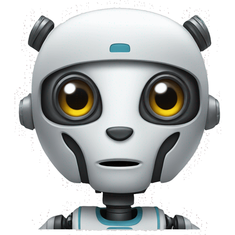 Un robot chat emoji