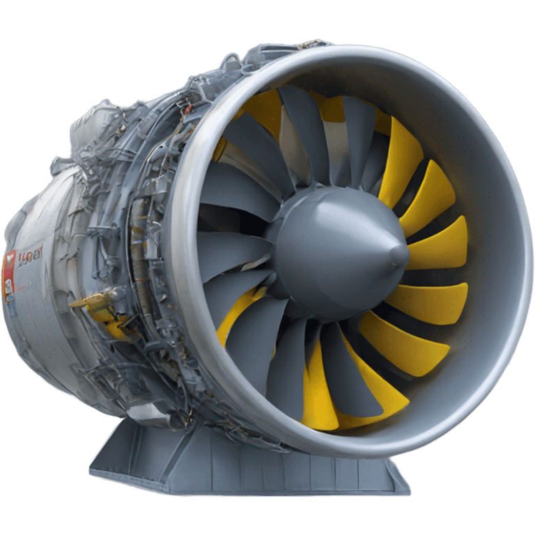 a turbofan plane engine emoji