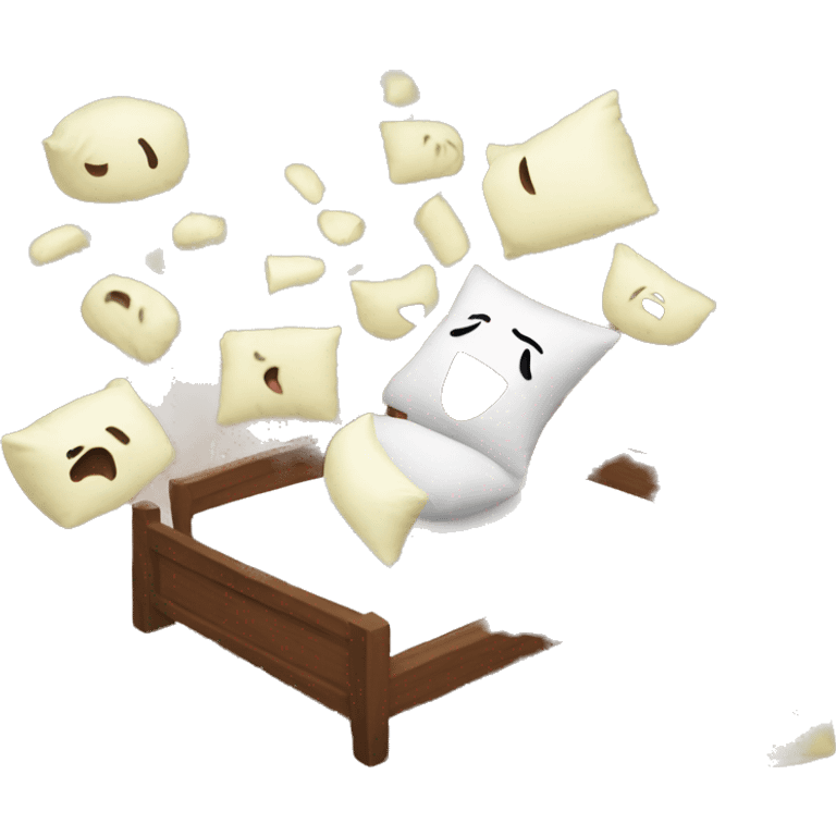 Pillow fight emoji