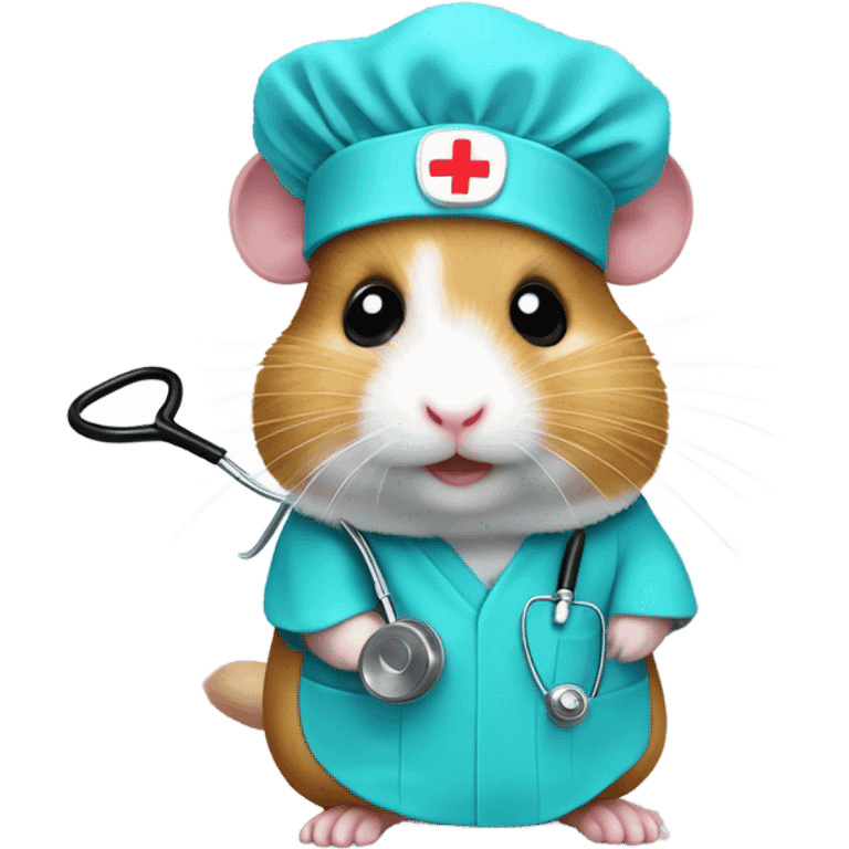 Nurse hamster  emoji