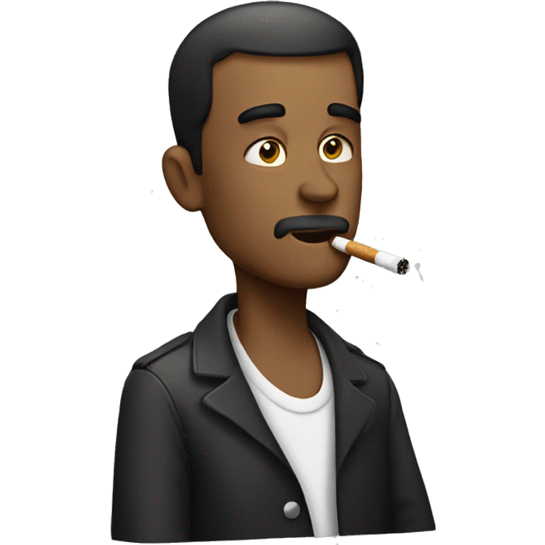 man smoking a cigarette  emoji