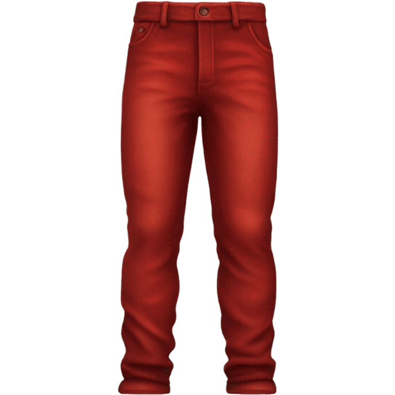 red stained pants emoji