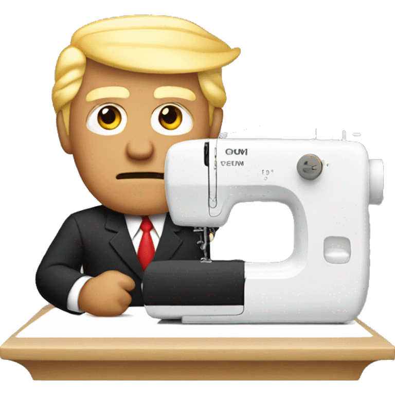 Donald trump sewing emoji