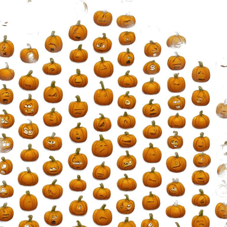 a pumpkin emoji