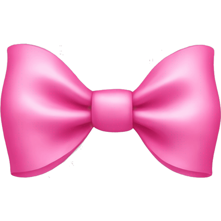 A pink bow emoji