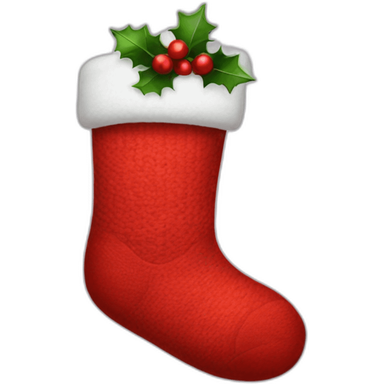 christmas sock emoji