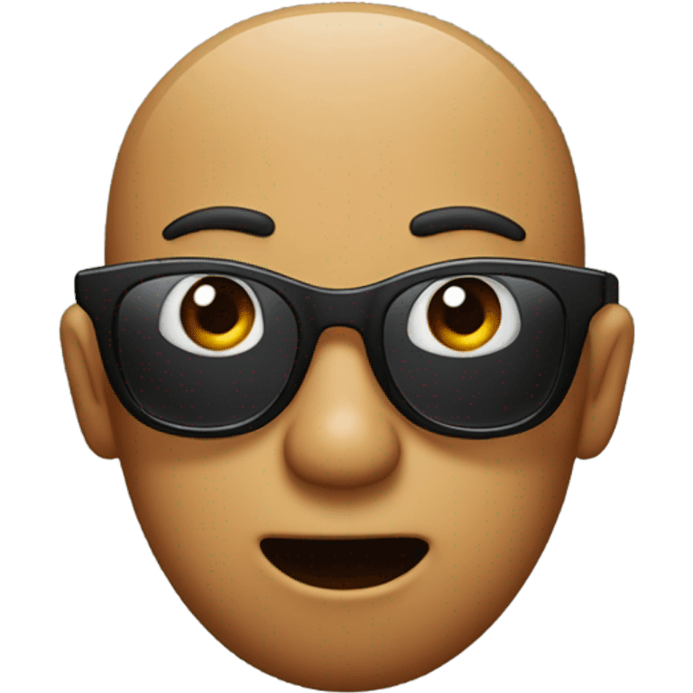 Combine these emojis 😳🕶️🤏🏼 emoji