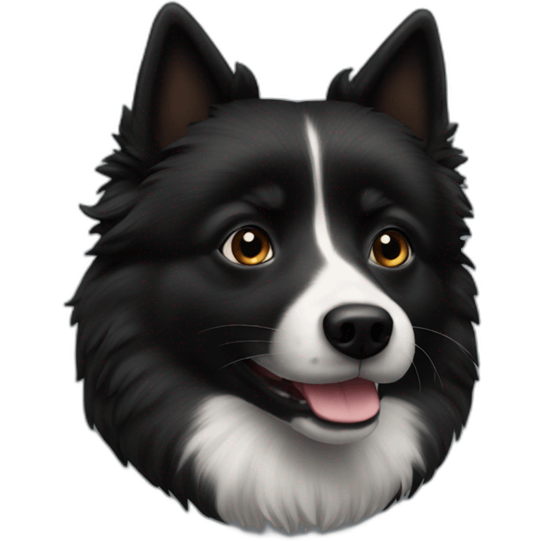 black spitz emoji