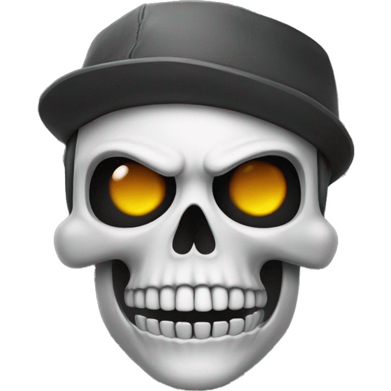 Skull with gun emoji