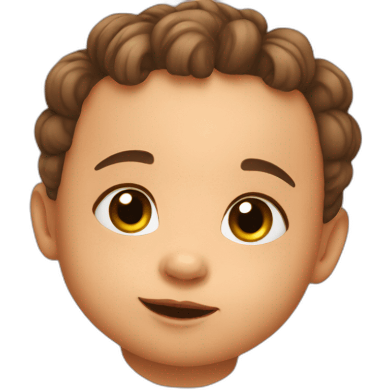 Cute baby  emoji