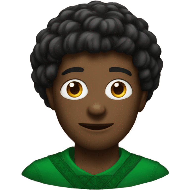 Black Harry with Christmas node  emoji