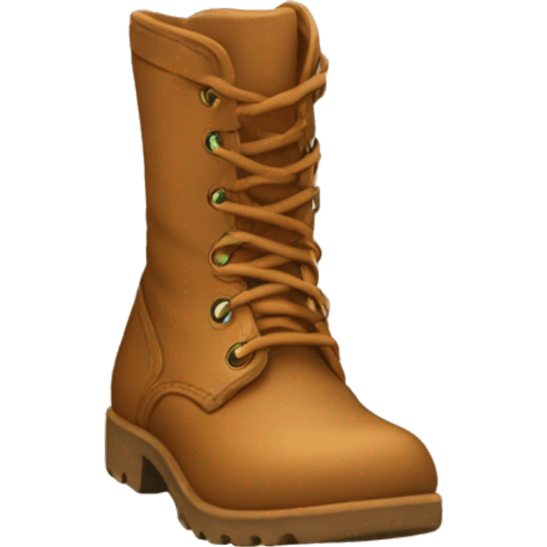 tan boots emoji