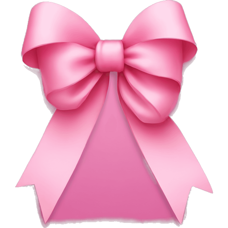 Pink bow emoji