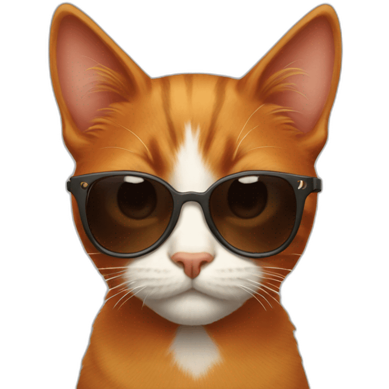 Redhead Cat with sunglasses? emoji