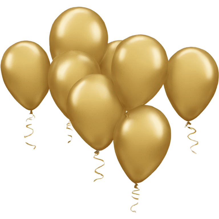 Gold balloon 2 emoji