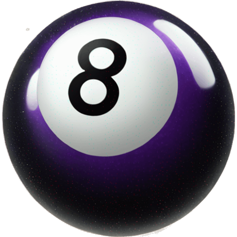 8-ball with ai sparkles emoji