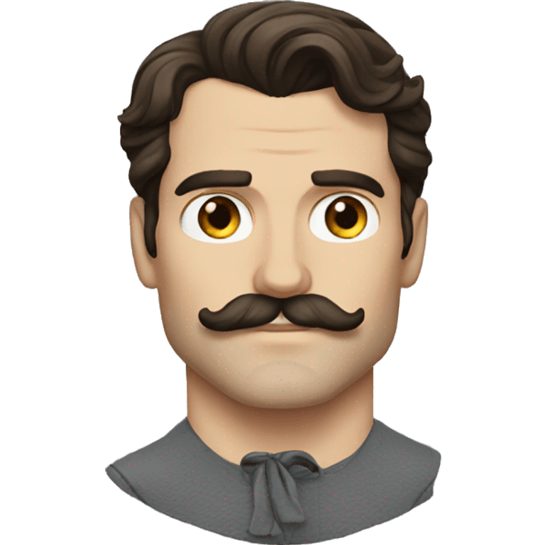 Henry Cavill with a moustache  emoji