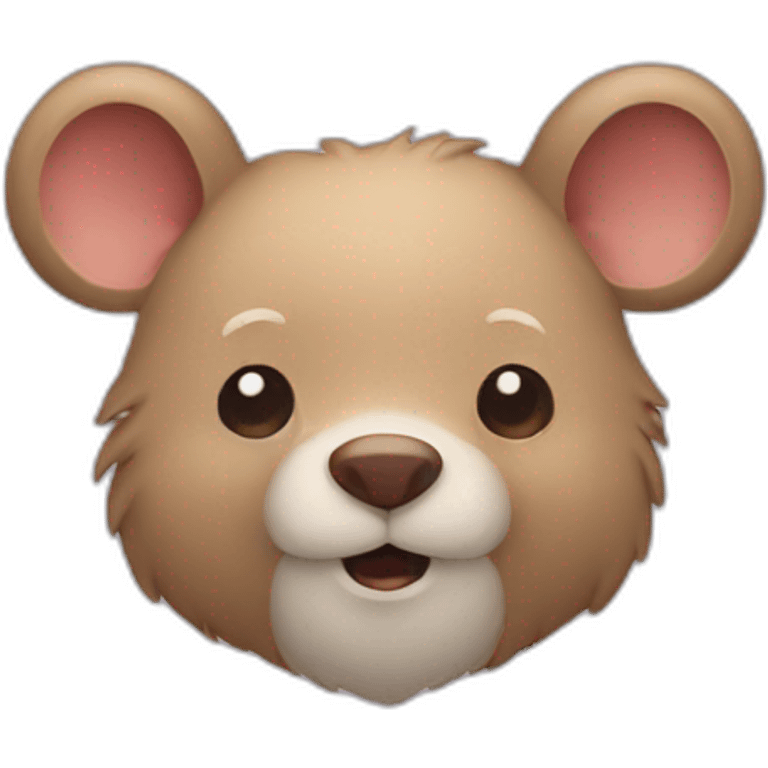 mouse bear emoji