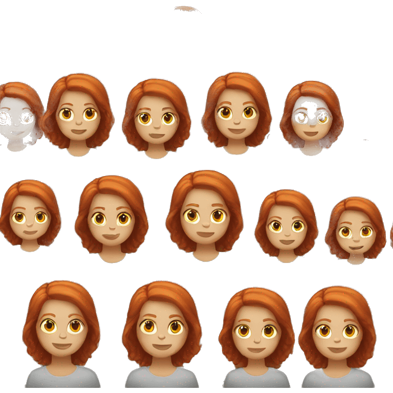 redhead girl emoji